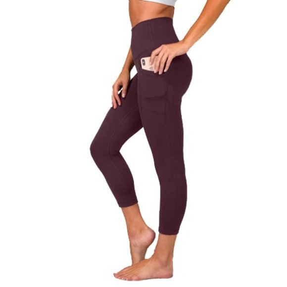 Yogalicious Pants - YOGALICIOUS womens high waist capri leggings